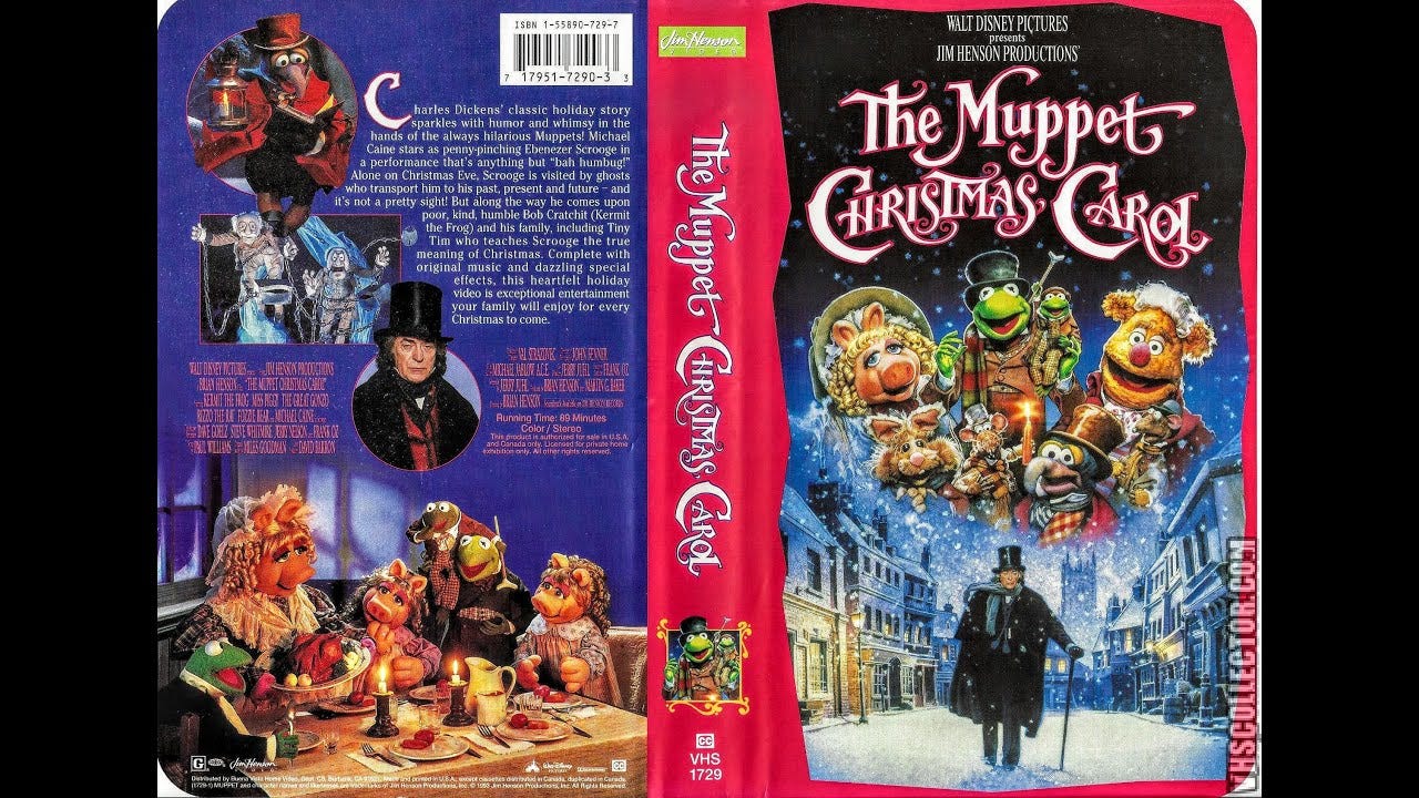 Opening to The Muppet Christmas Carol 1993 VHS (HD)