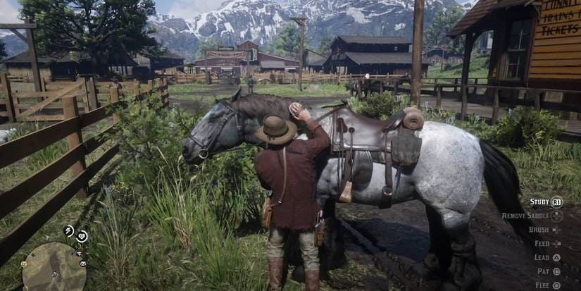 Red Dead Redemption 2: How To Brush Your Horse (& Every Other Way To Bond) Red Dead Redemption 2: How To Brush Your Horse (& Every Other Way To Bond)
