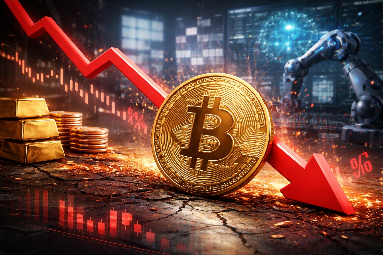 Bitcoin Slides 22% in Q4 as AI and Trade Policy Pull Capital Elsewhere,  Crypto Loses Macro Bid