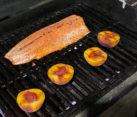Photos of a woman writing in a waterproof notebook, picking sockeye salmon out of a gill net, and fishing for salmon in Alaska