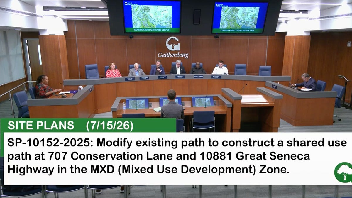 Planning Commission Approves NIST Trail and the First Lake Forest Mall Infrastructure Plan