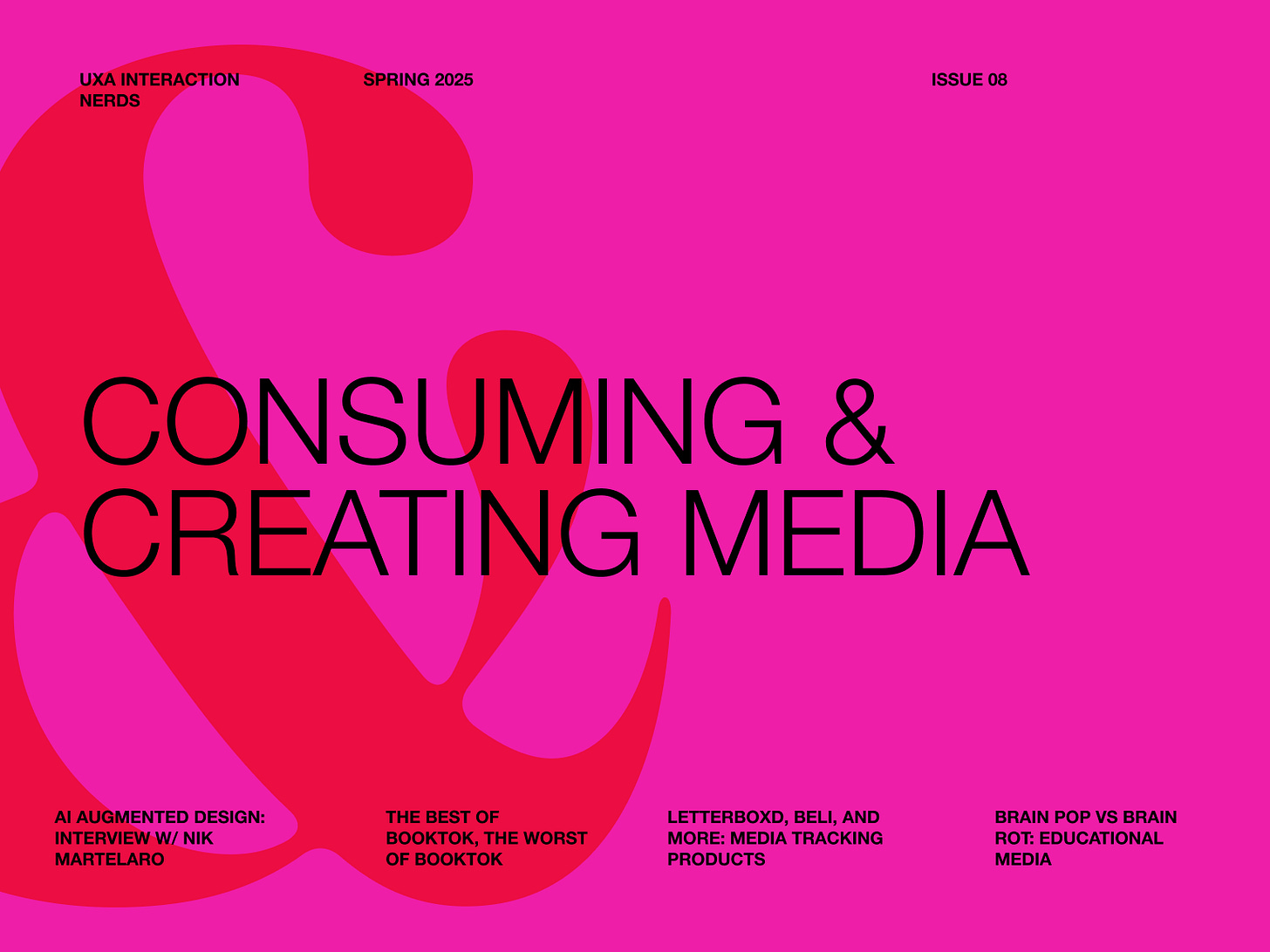 UXA Interaction Nerds Issue header for Spring 2025 Issue 8 UXA Interaction Nerds Issue header for Spring 2025 Issue 8