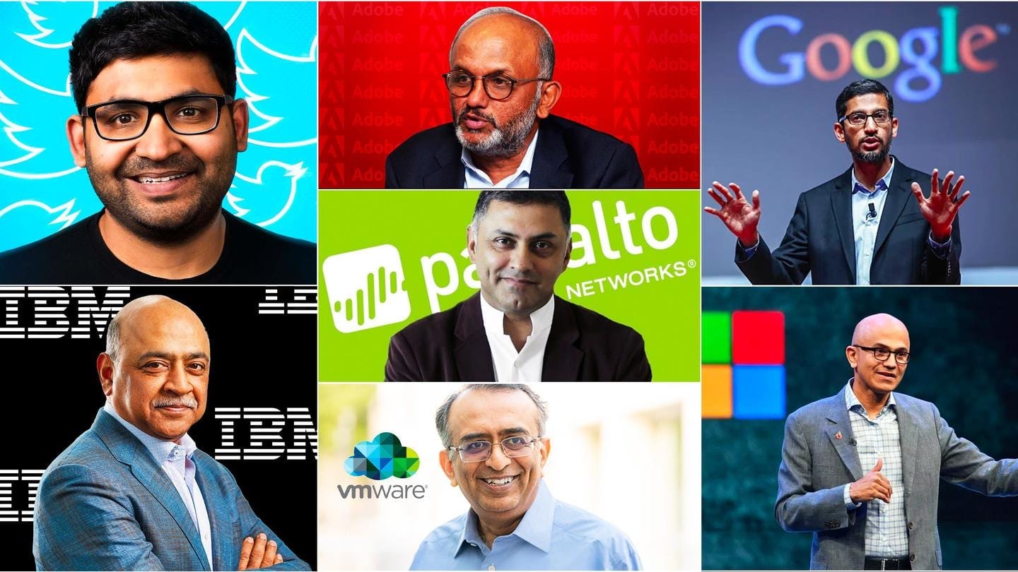 Indian CEOs now manage these leading Silicon Valley technology companies Indian CEOs now manage these leading Silicon Valley technology companies
