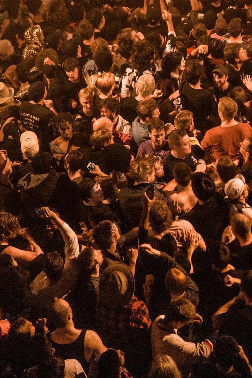 high angle photo of people high angle photo of people