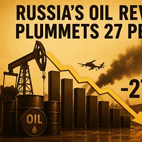 Russia's Oil Revenue Plummets 27 Percent