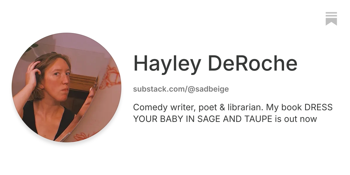 Hayley DeRoche | Substack