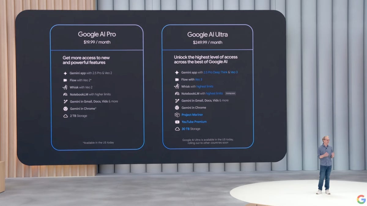 Who the Heck Is Gonna Pay $250 for Google AI Ultra? - CNET Who the Heck Is Gonna Pay $250 for Google AI Ultra? - CNET