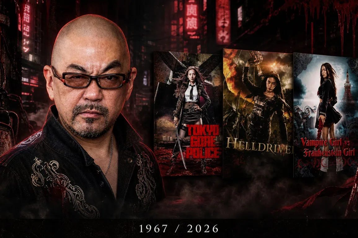 Mort de Yoshihiro Nishimura réalisateur de Tokyo Gore Police à 59 ans