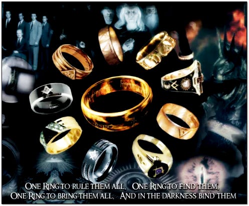 Digital ID → The one ring to rule us all | The one ring to find us | The one ring to bring us all | And in the darkness bind us