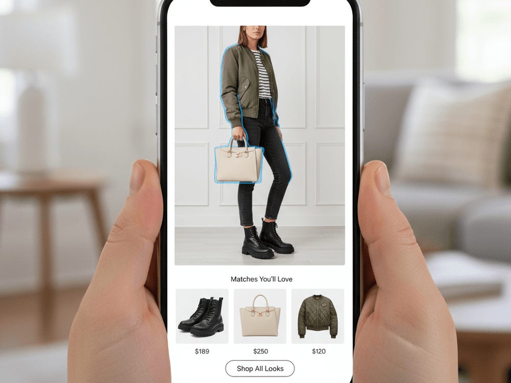 Visual search shopping example — 16:9