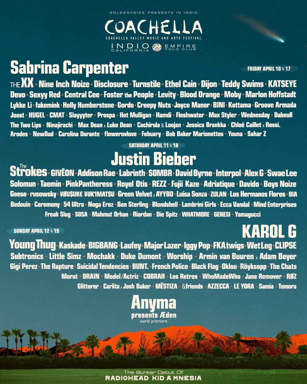 2026 Coachella poster