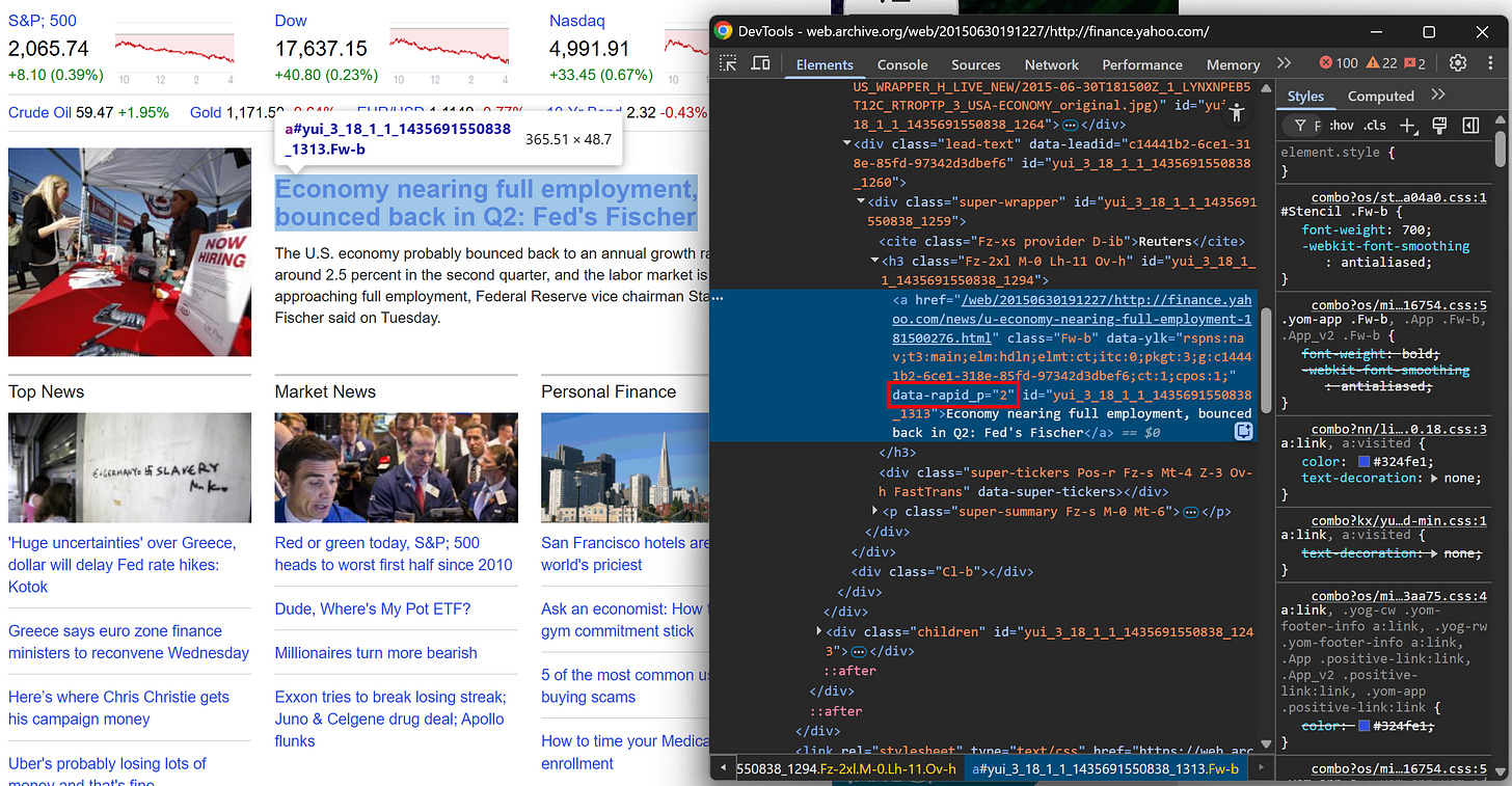 Note, again, the same data-rapid_p HTML attribute