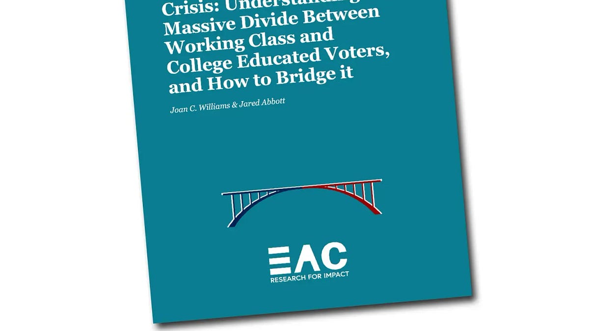 What the Democrats are missing: Report Identifies Policy Gaps Between College-Educated and Working-Class Voters