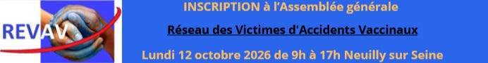 Bannière ASSEMBLEE GENERALE 2026 du REVAV - INSCRIPTION :