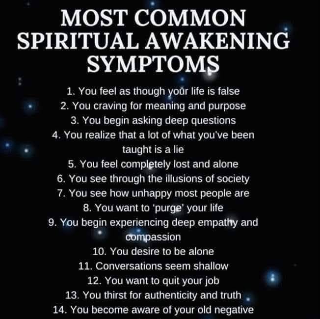 Most Common Spiritual Awakening Symptoms