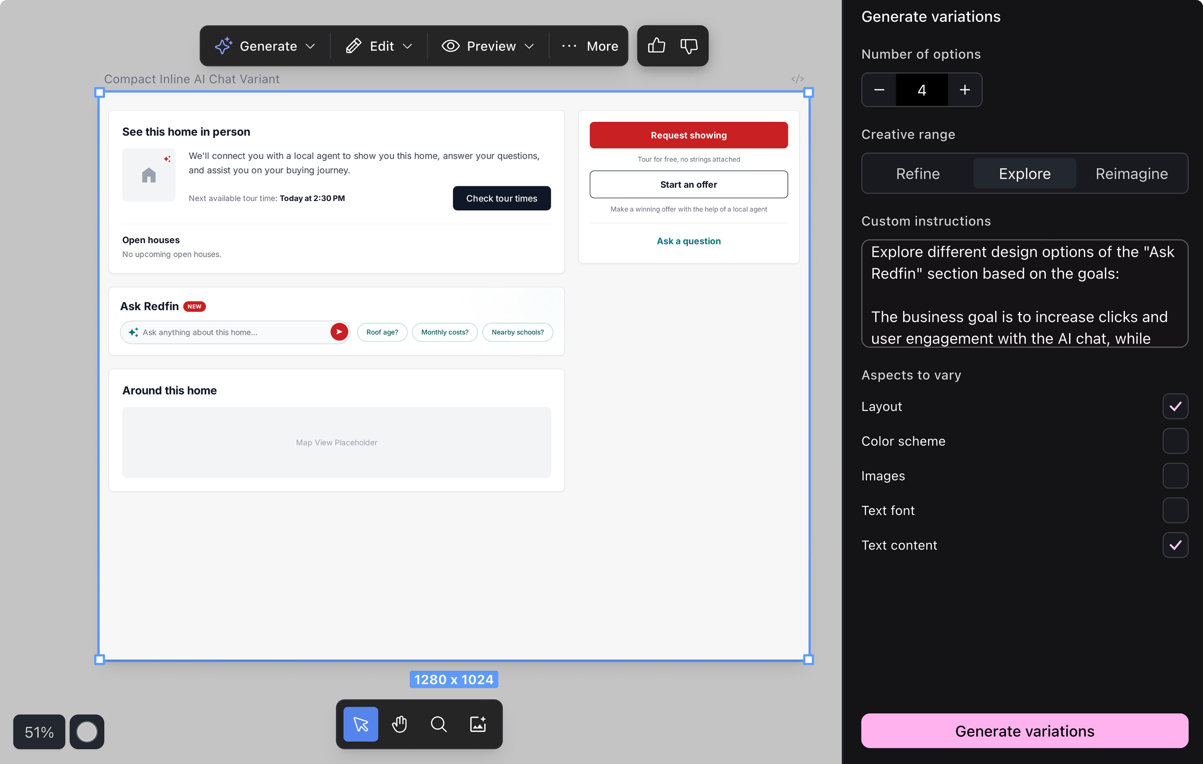 How to use Stitch to ideate designs - by Xinran Ma