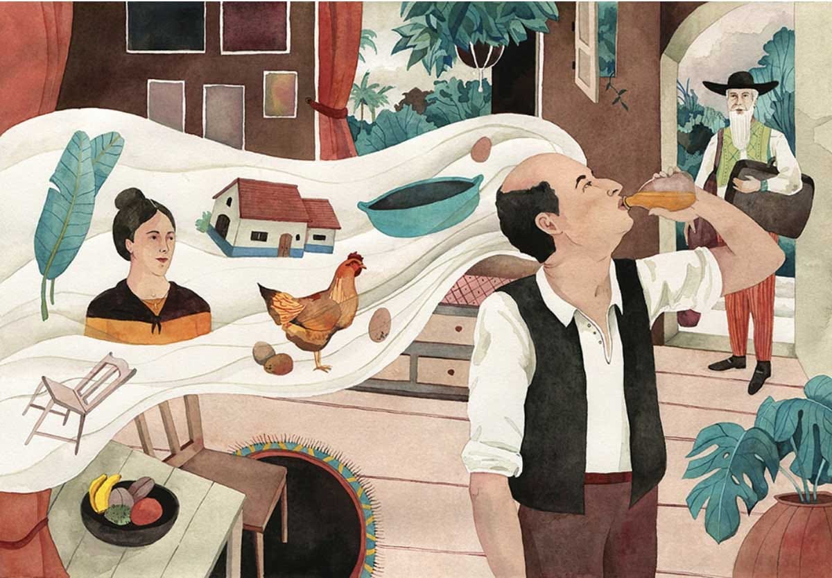 marquez one hundred years solitude luisa rivera illustration marquez one hundred years solitude luisa rivera illustration