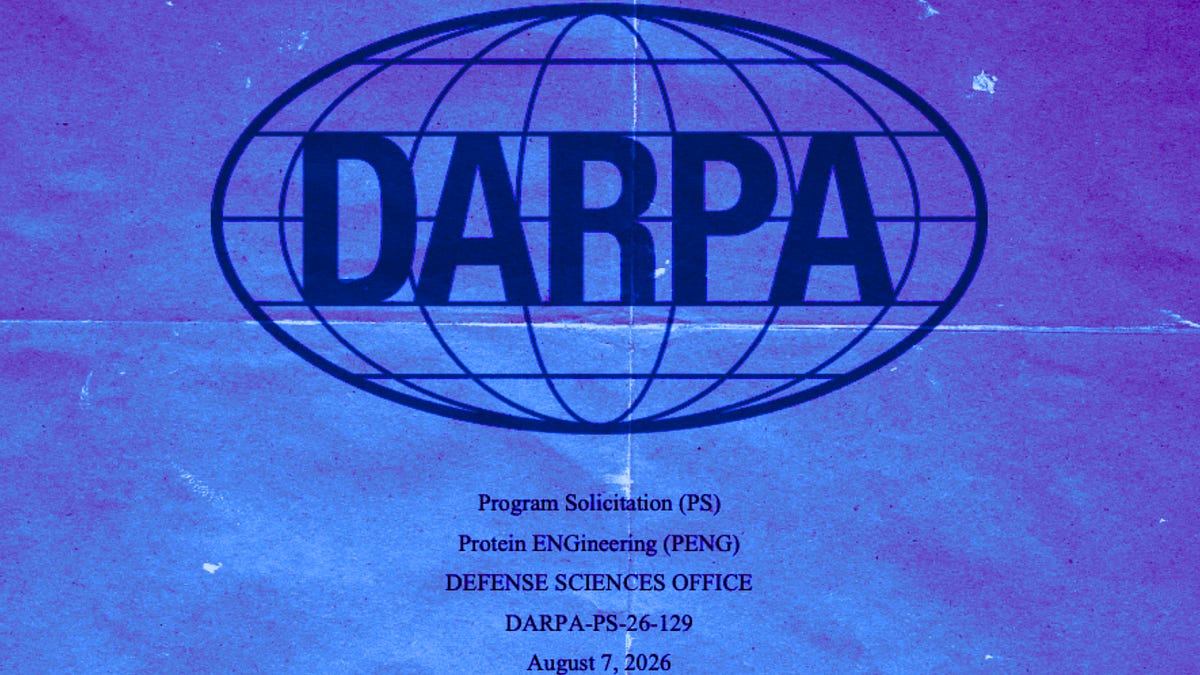 DARPA&rsquo;s &lsquo;PENG&rsquo; Initiative Wants &lsquo;Real-Time&rsquo; Programmable Control Over &lsquo;Proteins Within Living Systems&rsquo;