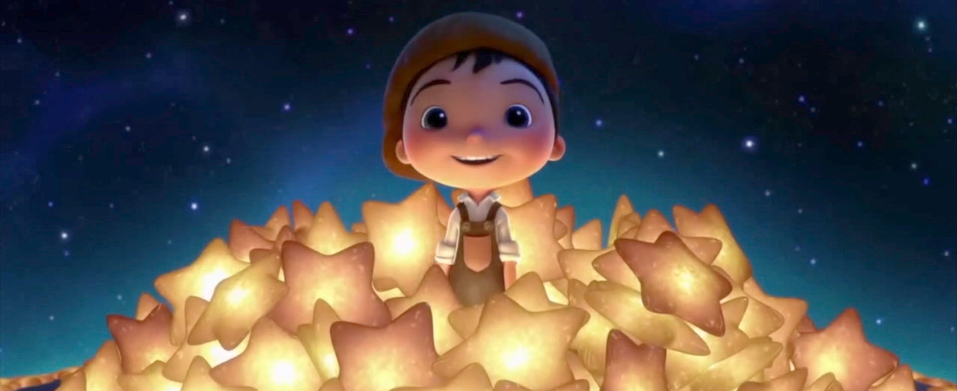 Still frame from La Luna. Pixar Animation Studios.