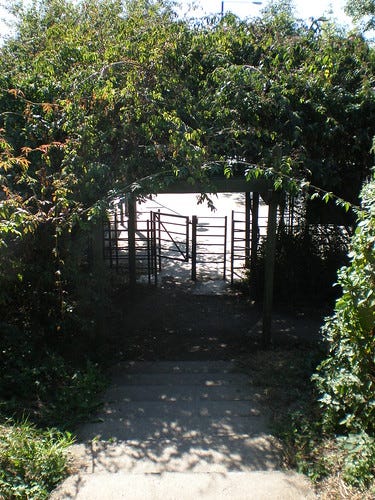 Exit from Mudchute Farm Exit from Mudchute Farm