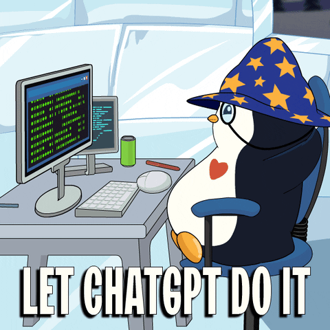 Internet Coding GIF by Pudgy Penguins Internet Coding GIF by Pudgy Penguins