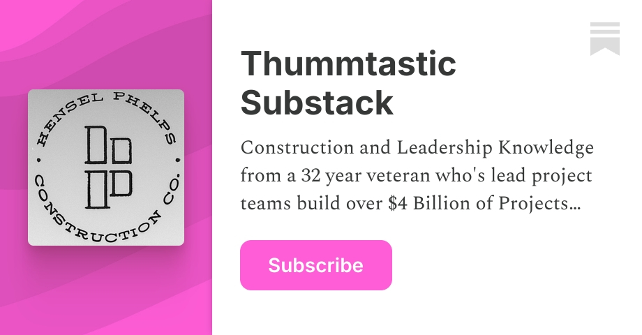 Thummtastic Substack | Substack