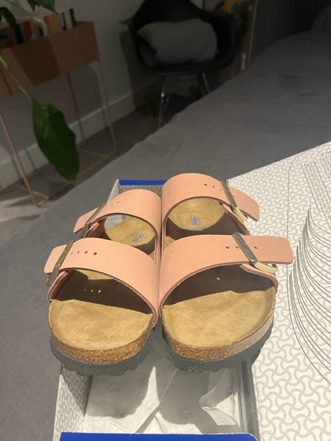 Image By Author - Pink Birkenstocks