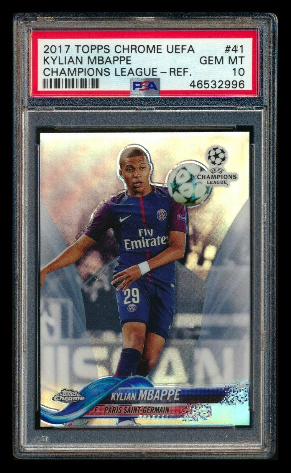 RC MBAPPE TOPPS CHROME 2018 ルーキーカード RC MBAPPE TOPPS CHROME 2018 ルーキーカード（Top 10 Kylian