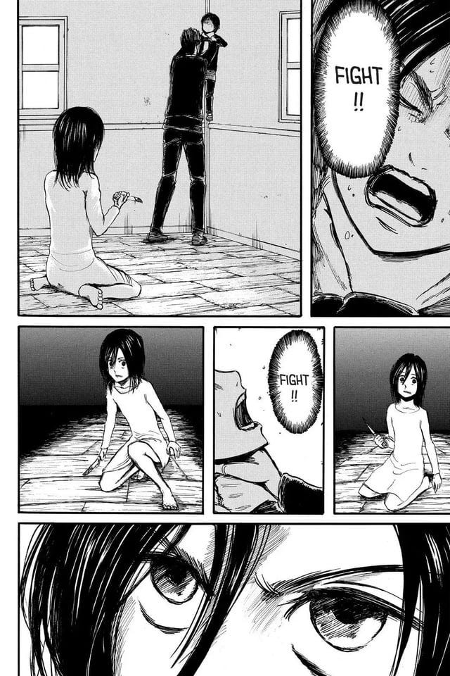 Why Eren was saying "tatakae" to the mirror : r/titanfolk