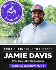 A photo of Jamie Davis, candidate for U.S. Senate