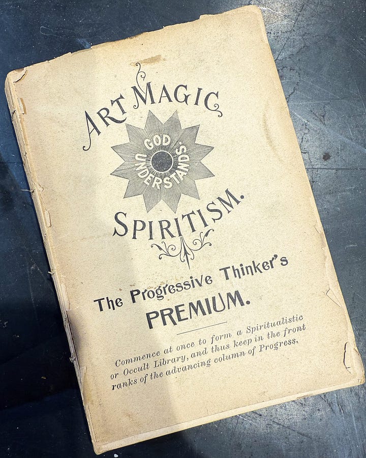 rare books on magic and spiritism