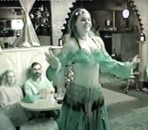 A trio of images capturing the author in the final dances before being hit by a drunk driver.