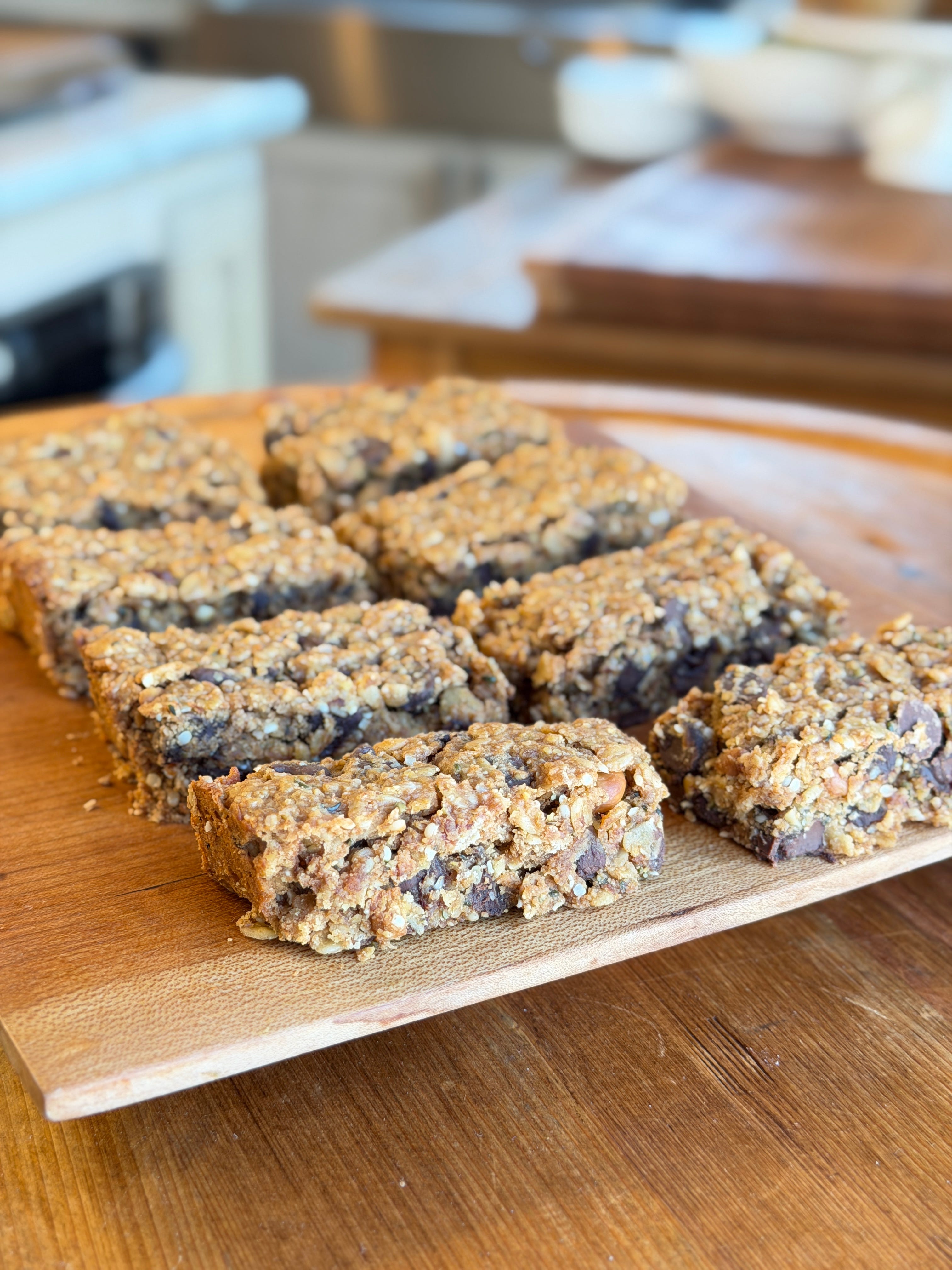 Peanut Butter Energy Bars - Chef Julia Dunaway