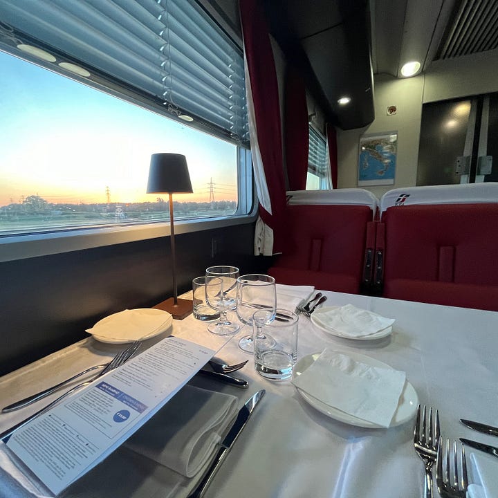 photos of a Dining Car