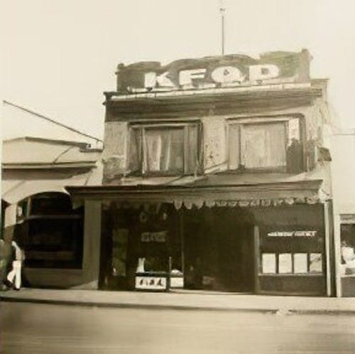 KFQD, the first radio station in Anchorage and Alaska. KFQD, the first radio station in Anchorage and Alaska.