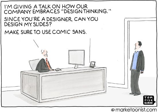 design thinking - Marketoonist | Tom Fishburne