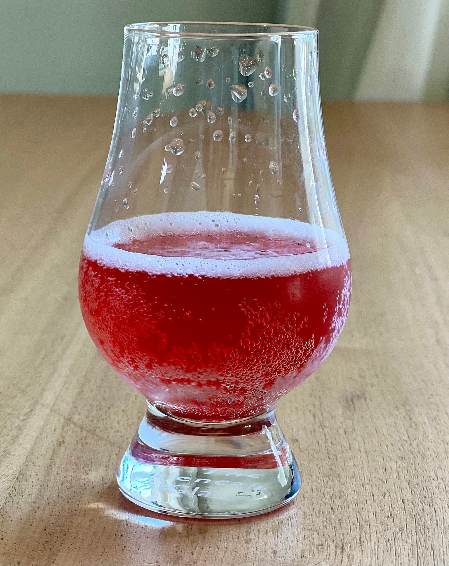 Glass of kombucha Glass of kombucha