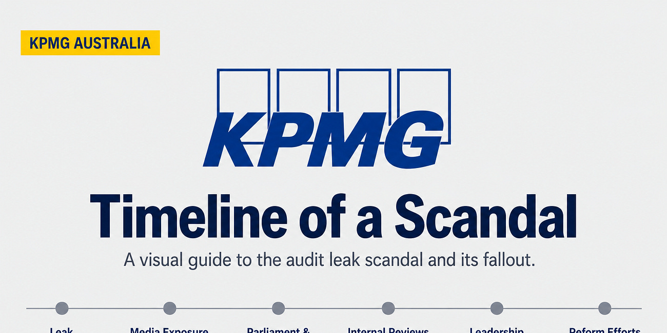 The full KPMG Australia scandal timeline