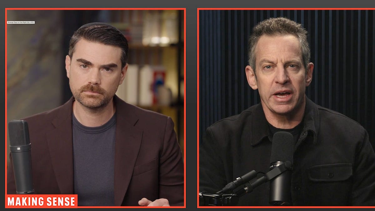 memeorandum: The Most Articulate Apologist — A Crisis Dispatch — Ben Shapiro went on Sam Harris' podcast … (Mike Brock