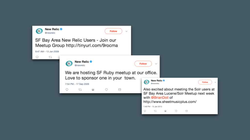 NewRelic meetups