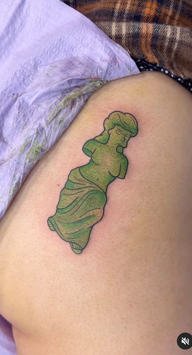 gummy deMilo tattoo by Alex Strangler