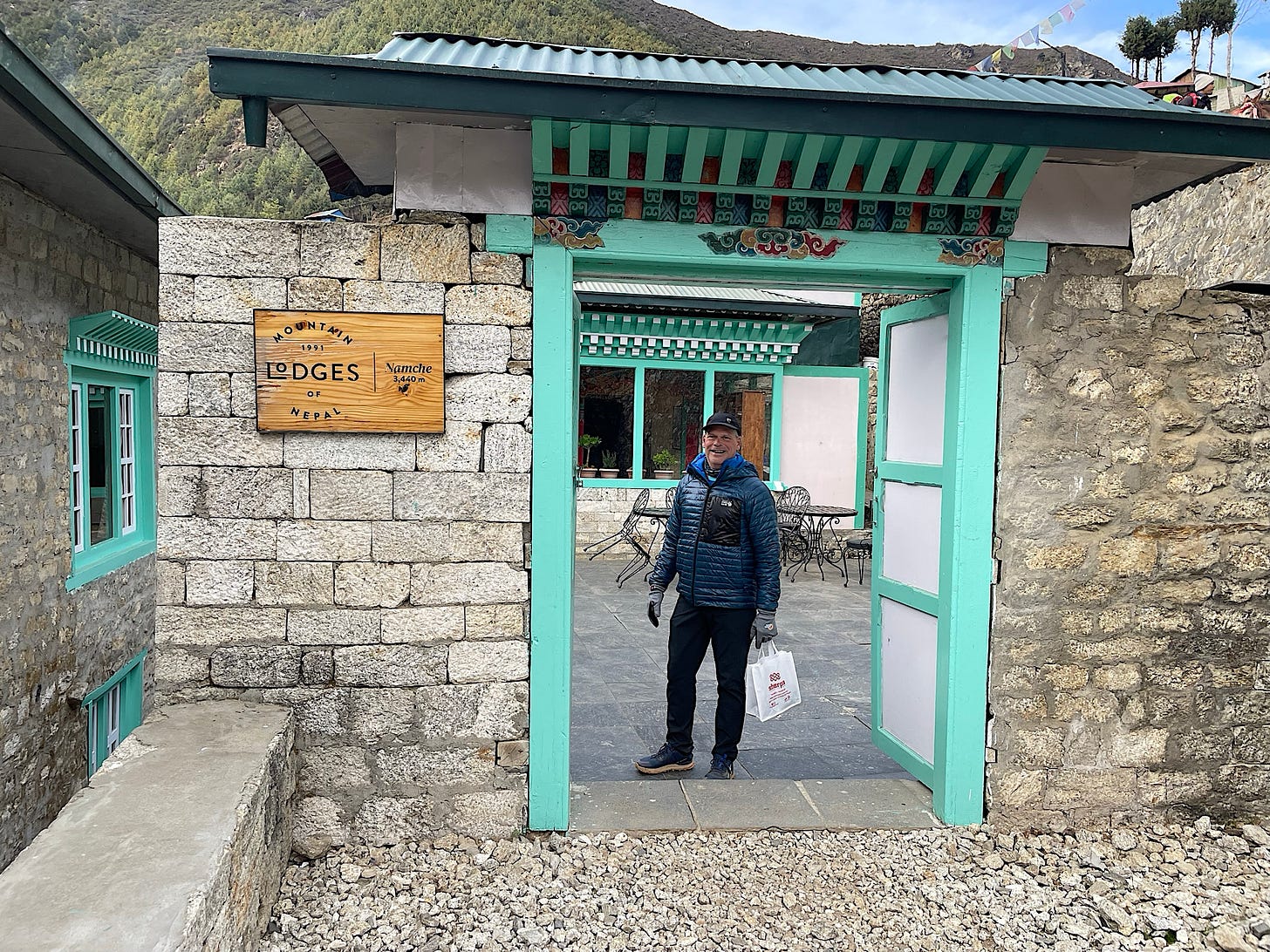 The Namche lodge is super popular and super hospitable. Very comfortable rooms!