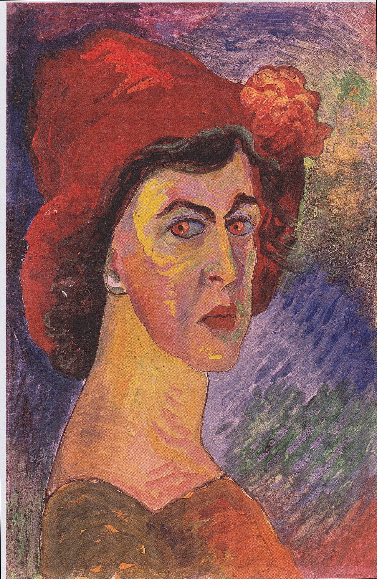 Marianne von Werefkin, Self Portrait, 1910 Marianne von Werefkin, Self Portrait, 1910