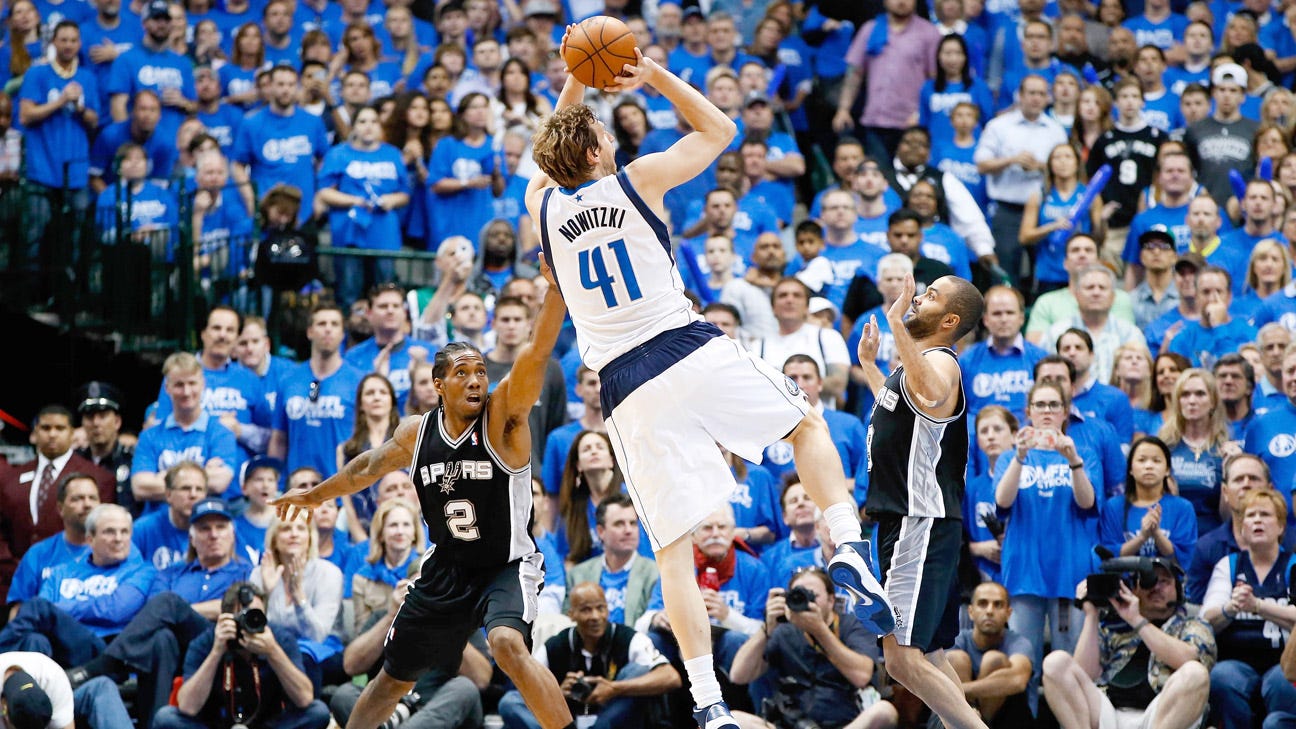 Dirk Nowitzki of Dallas Mavericks experiments with faster shot release -  ESPN