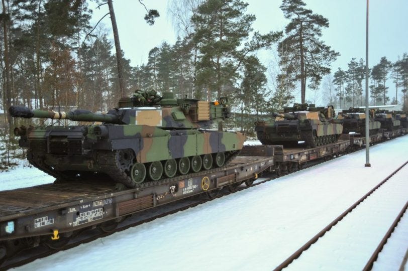 Military mobility in action: LTG loads tanks on trains for the first time | RailFreight.com Military mobility in action: LTG loads tanks on trains for the first time | RailFreight.com