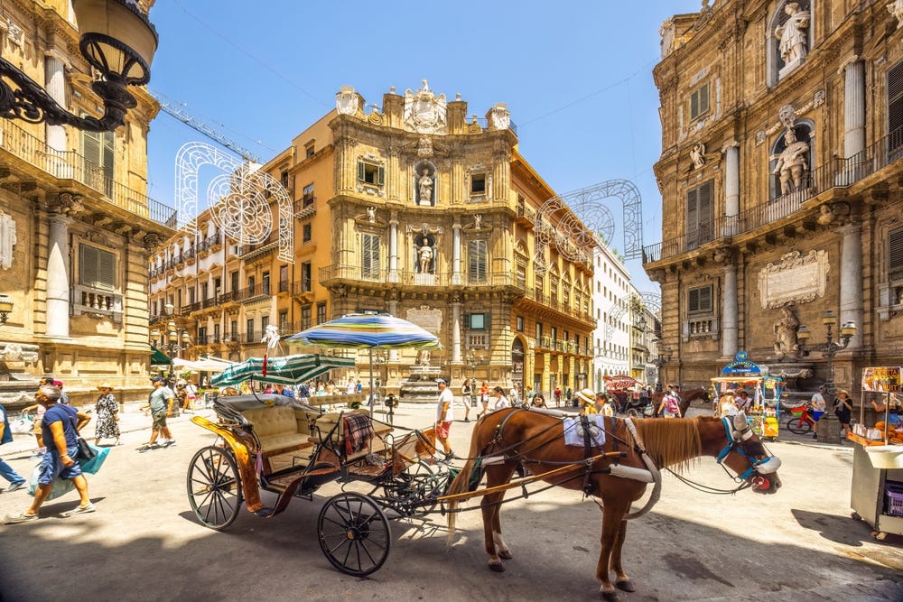 May be an image of 7 people, Piazza di Spagna and street