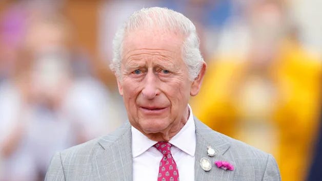 King Charles looking concerned King Charles looking concerned