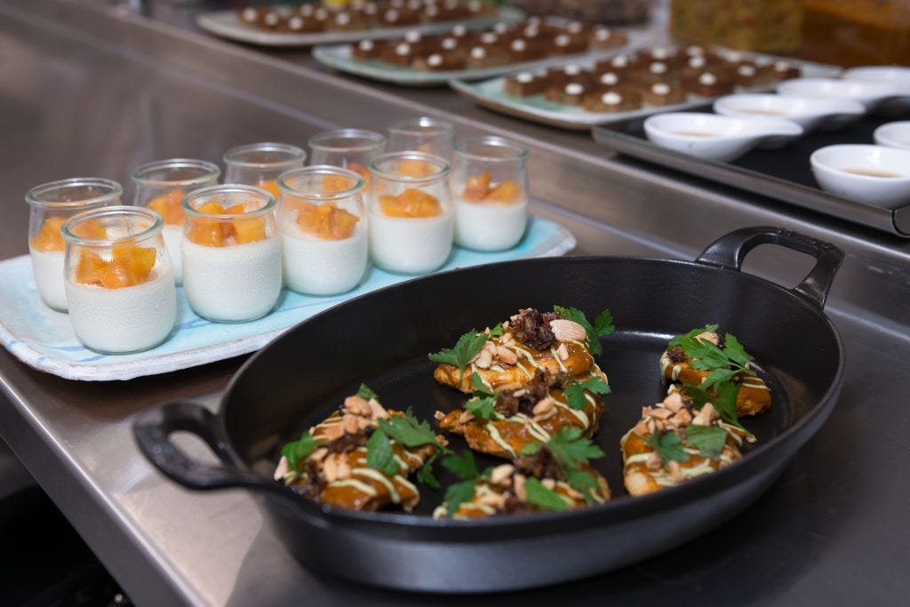 American Express lounge food American Express lounge food