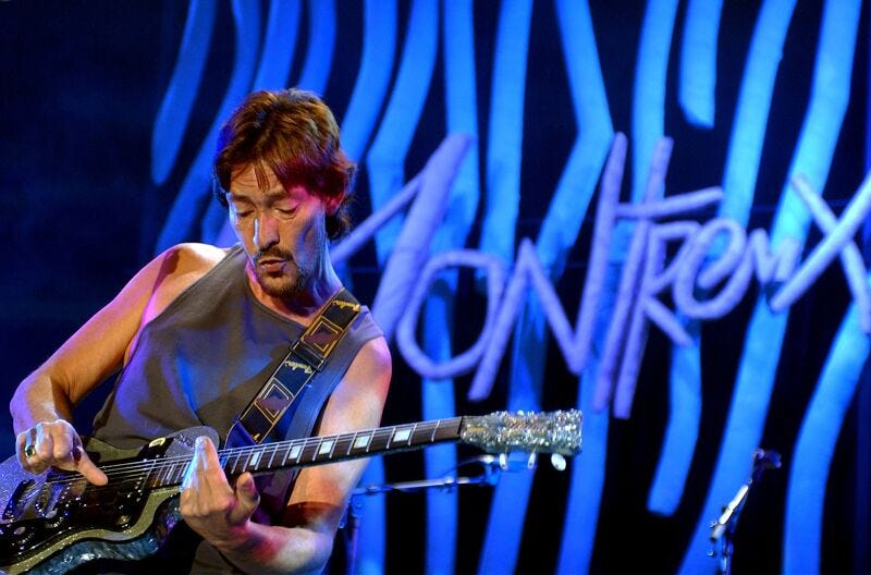 Photo Chris Rea at the Montreux Jazz festival in Switzerland in 2002.