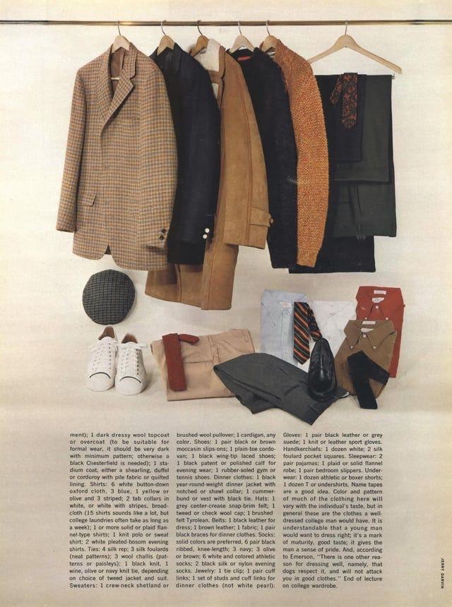r/NavyBlazer - Esquire: The Basic College Wardrobe (1962)